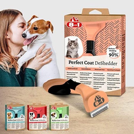 8IN1 PETTINE S PERFECT COAT DESHEDDER CANE