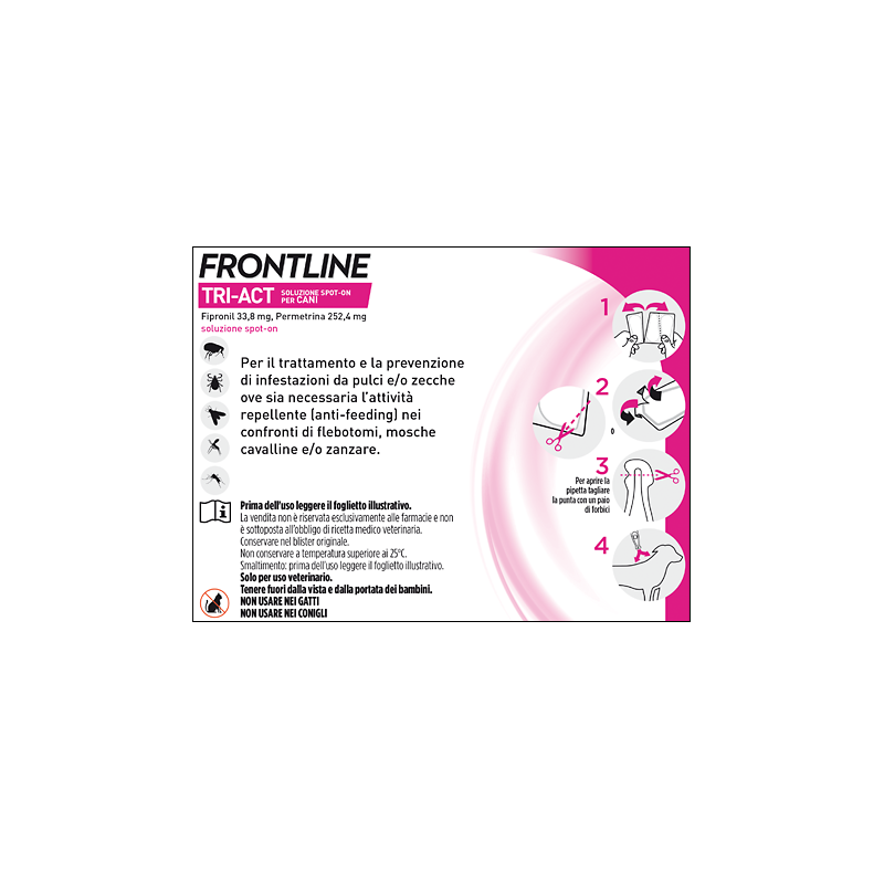 FRONTLINE TRI-ACT PER CANI 20-40KG 6 PIPETTE