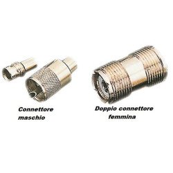 OSCULATI SPINA CONNESSIONE VHF CONNETTORE FEMMINA