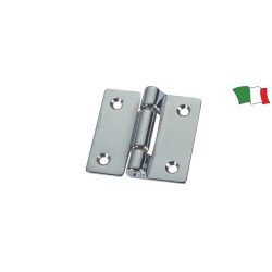 CERNIERA OTTONE CROMATO A LIBRO