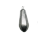 PIOMBO QUATTRO FACCIA CON ANELLO INOX