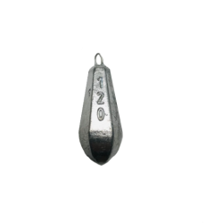 PIOMBO QUATTRO FACCIA CON ANELLO INOX