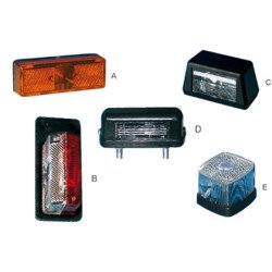GFN FANALE LUCE TARGA MODELLO C