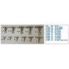 GIRELLE CRANE CON TUBO 25 PEZZI