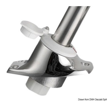 ASTA EVOLED 360° ANGOLATA INOX 60CM