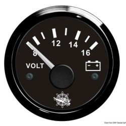 VOLTOMETRO 8-16 V NERO NERO