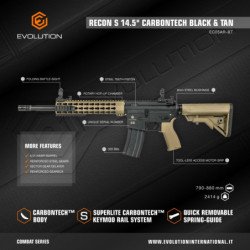 EVOLUTION FUCILE ELETTRICO RECON S 14.5 CARBONTECH