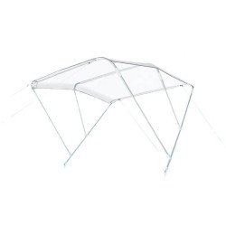 GFN CAPOTTINA PARASOLE RIMINI 3 ARCHI ALLUMINIO BIANCO