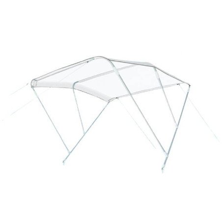 GFN CAPOTTINA PARASOLE RIMINI 3 ARCHI ALLUMINIO BIANCO
