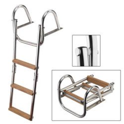 TREM SCALETTA PIEGHEVOLE IN ACCIAIO INOX