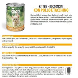 LEO'S POLLO KITTEN LATTINE BOCCONCINI PER GATTINI 415GR