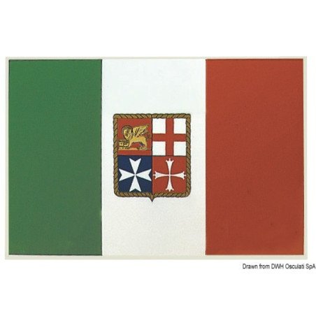 OSCULATI BANDIERA ADESIVA ITALIA MARINA MERCANTILE