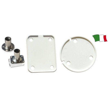 SOTTOBASE BIANCA PER CANDELIERE RETTANGOLARE