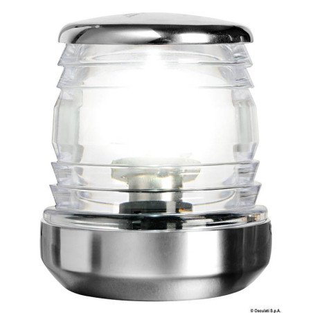 LUCE DI TESTA ALBERO CLASSICA 360° IN ACCIAIO INOX