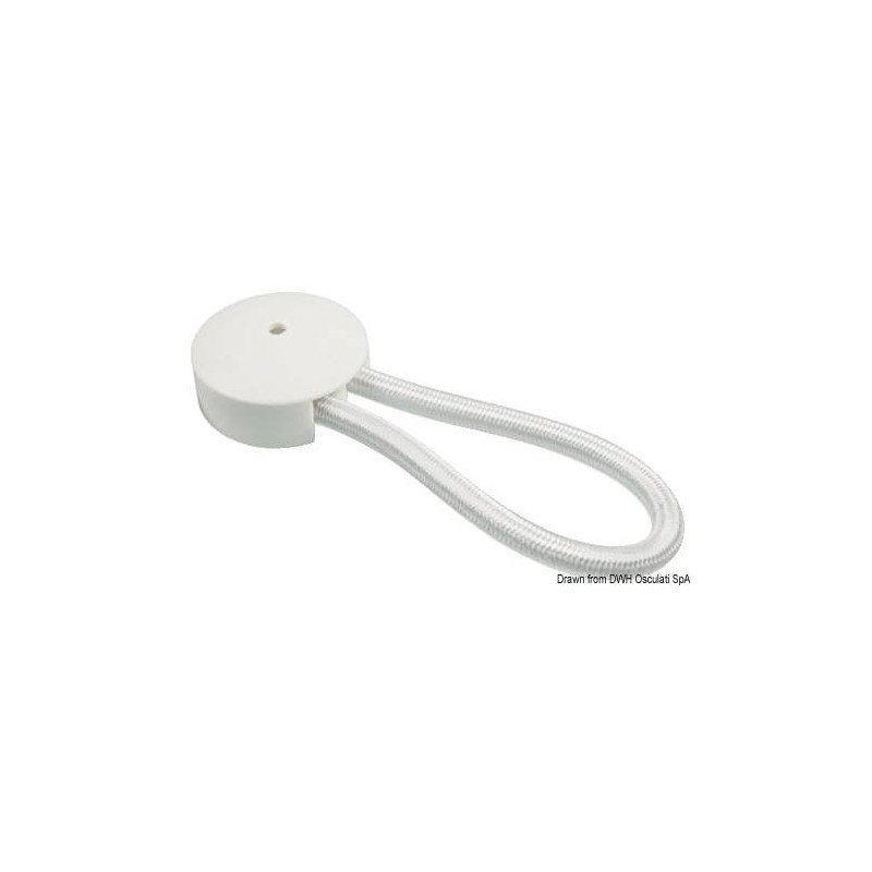 OSCULATI GANCIO ELASTICO BIANCO 80MM