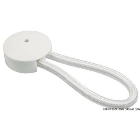 OSCULATI GANCIO ELASTICO BIANCO 80MM