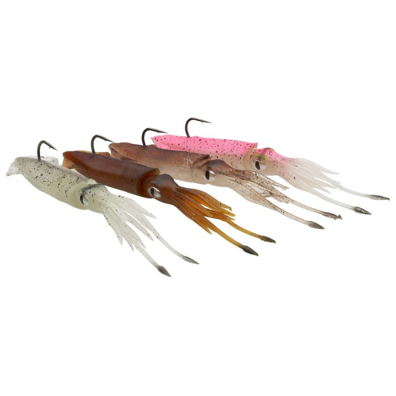 SAVAGE CALAMARI 63GR 18.8CM 3D SWIM REALISTICI DA TRAINA