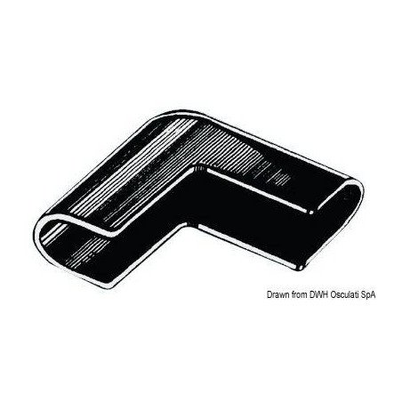 OSCULATI ANGOLARE PARABORDO NYLON NERO
