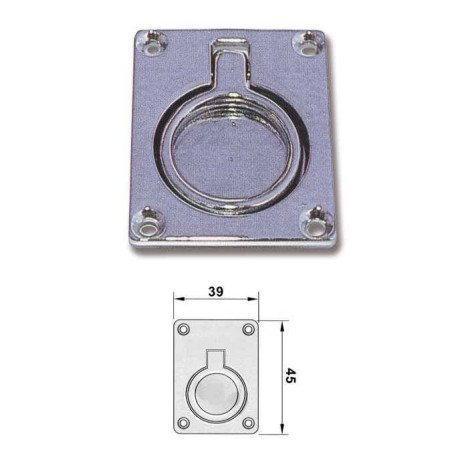 GFN ALZAPAGLIOLO CON ANELLO IN OTTONE CROMATO