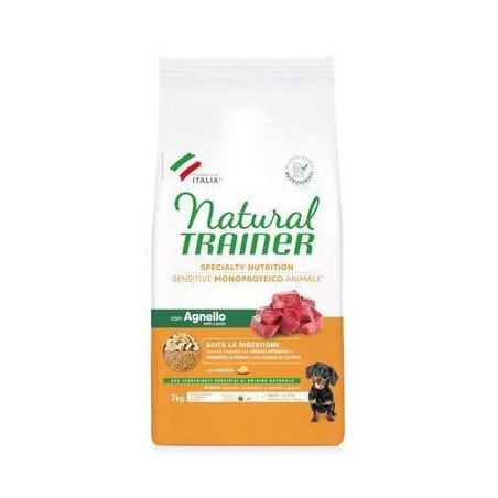 NATURAL TRAINER SENSITIVE ADULT CON AGNELLO E CEREALI INTEGRALI