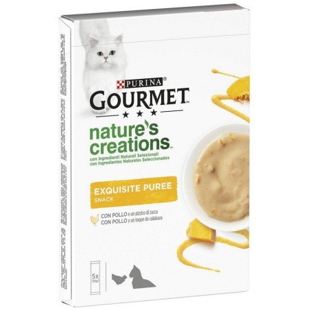 PURINA PRO PLAN GATTO NATURE'S CREATIONS PUREE POLLO 5X10GR