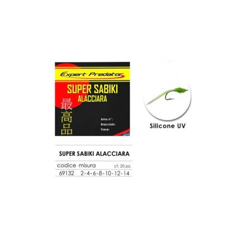 SUPER SABIKI ALACCIARA IN SILICONE UV