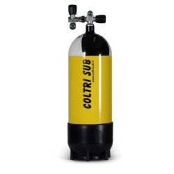 COLTRI SUB BOMBOLA 15 LITRI STEEL CYLINDER DOPPIA VALVOLA