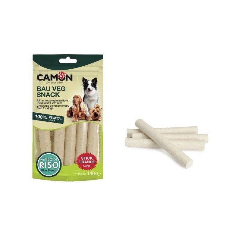 CAMON BAUVEG SNACK BASTONCINO CON AMIDO DI RISO 100% VEGETAL