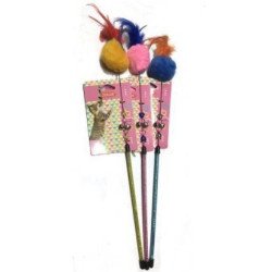 ZOLUX GIOCO BASTONCINO CON PALLA E PIUME