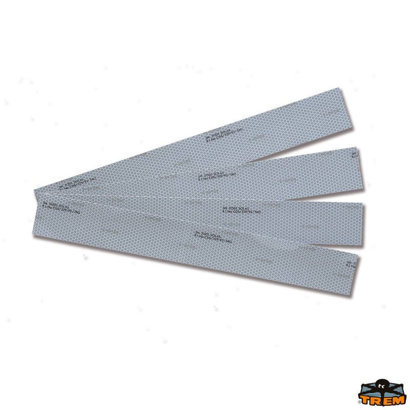 TREM 4 STRISCE ADESIVE RIFLETTENTI OMOLOGATE