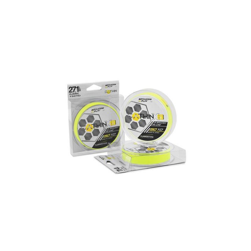TRECCIATO SATHIN X8 300YARD YELLOW TUBERTINI