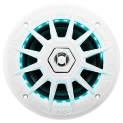 BOSS MARINE COPPIA ALTOPARLANTI MRGB65 LED BIANCHI