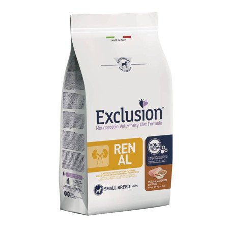 EXCLUSION RENAL PORK & SORGHUM AND RICE SMALL BREED 2KG