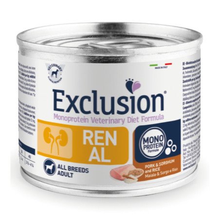 EXCLUSION DIET RENAL ADULT MAIALE E SORGHUM ALL BREED 200GR