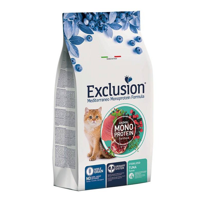 EXCLUSION STERILIZZATO MEDITERRANEO NOBLE GRAIN TONNO
