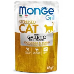 MONGE CAT MULTIPAK GRILL STEREILIZZATO 12X85GR
