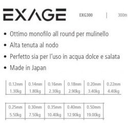 SHIMANO MONOFILO EXAGE 300MT