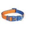 CAMON COLLARE NYLON BICOLORE ARANCIONE E BLU