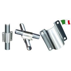 GFN COPPIA DI ATTACCHI IN ACCIAIO INOX PER FISSAGGIO TUBI