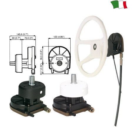 ULTRAFLEX TIMONERIA T67 ROTATIVA