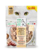 Freskissimo è un prodotto che garantisce tutti i nutrienti necessari al benessere del tuo gatto, abbiamo completato la ricetta con vitamine essenziali e sali minerali.